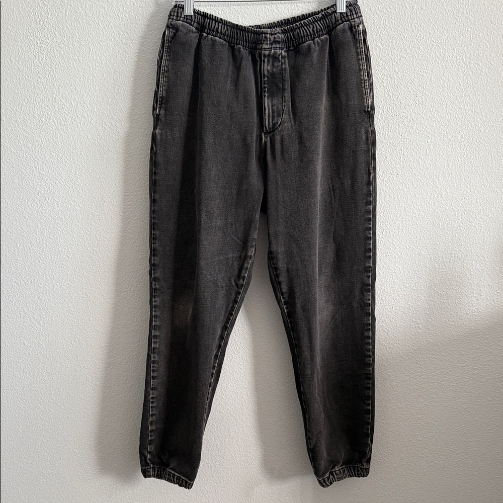 rag & bone Gray Denim Jogger Pants | Size L - Picture 1 of 9